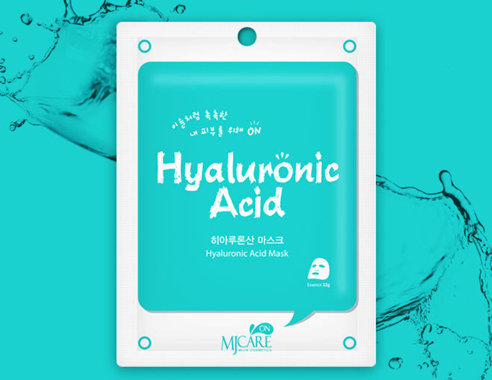 Маска тканевая для лица с гиалуроновой кислотой MJ on Hyaluronic Acid mask pack 22гр.