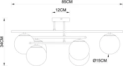 Потолочная люстра Arte Lamp ALCOR