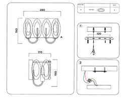 Ambrella Настенный светильник с хрусталем Traditional TR5180