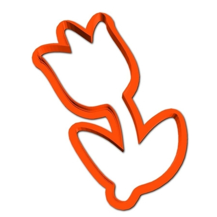 Форма "Цветочек. Тюльпан" (10 cm (3,9 in))