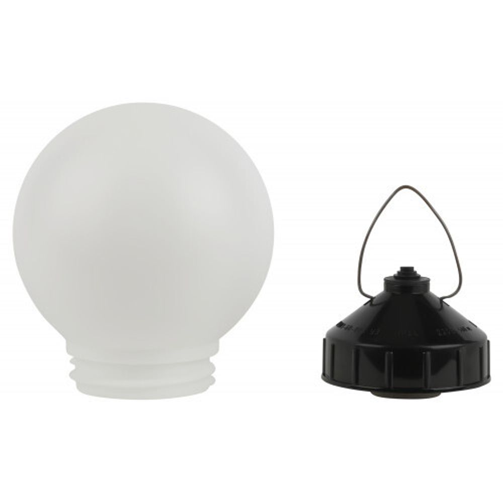 Светильник ЭРА НСП 01-60-003 подвесной Гранат полиэтилен IP44 E27 max 60Вт D150 шар белый