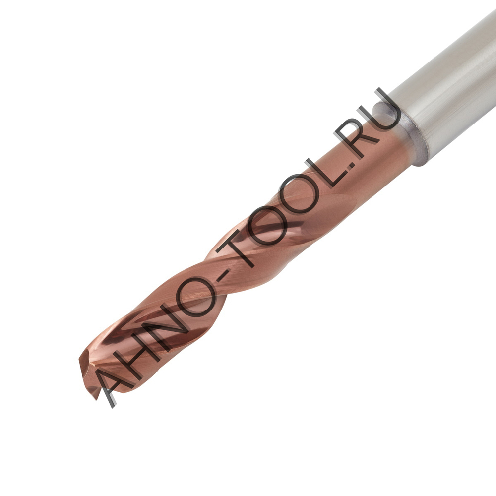 Сверло  6.4мм  твердосплавное 3D без подвода СОЖ. SP-X800030640 VHM AHNO по стали, чугуну, нерж. и ж