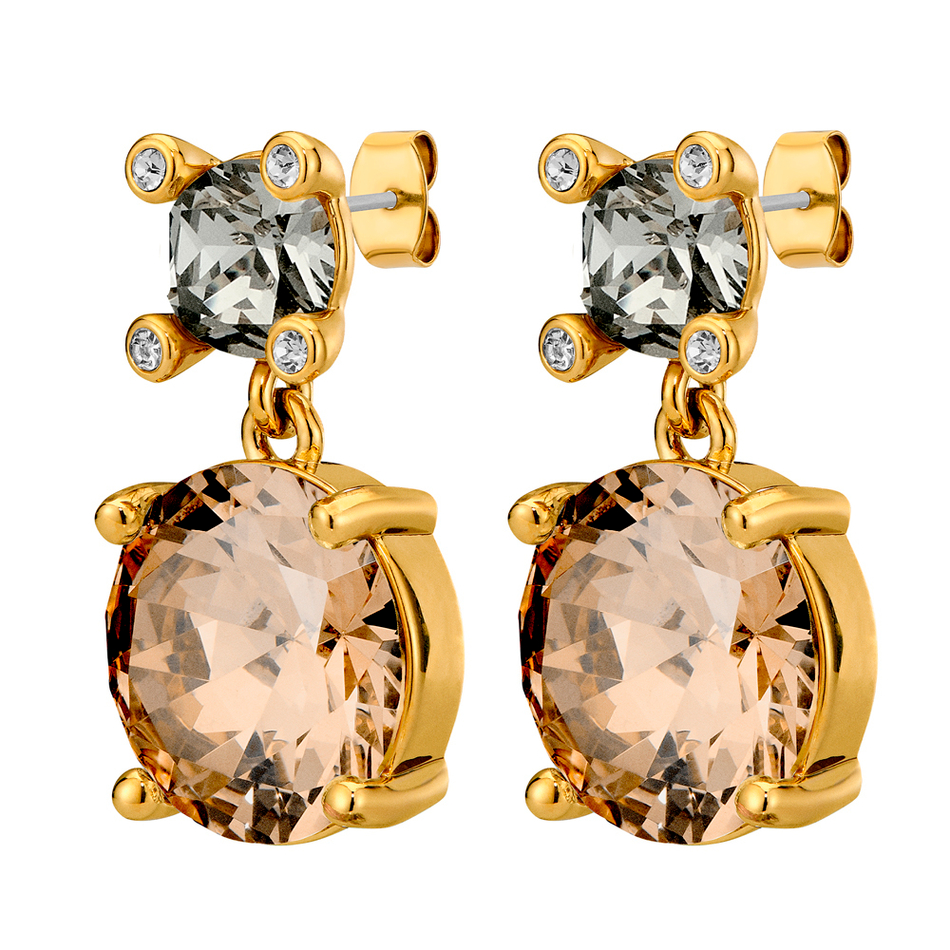 Серьги Dyrberg Kern NICOLA SG GREY/GOLDEN 450148