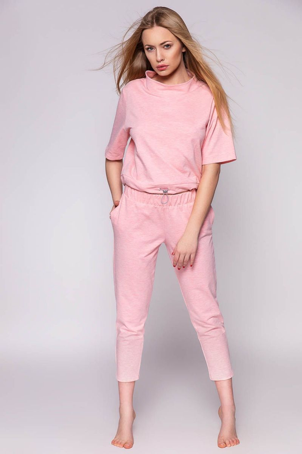 Стильный костюм Loretta (Размер: L) (Цвет: розовый)