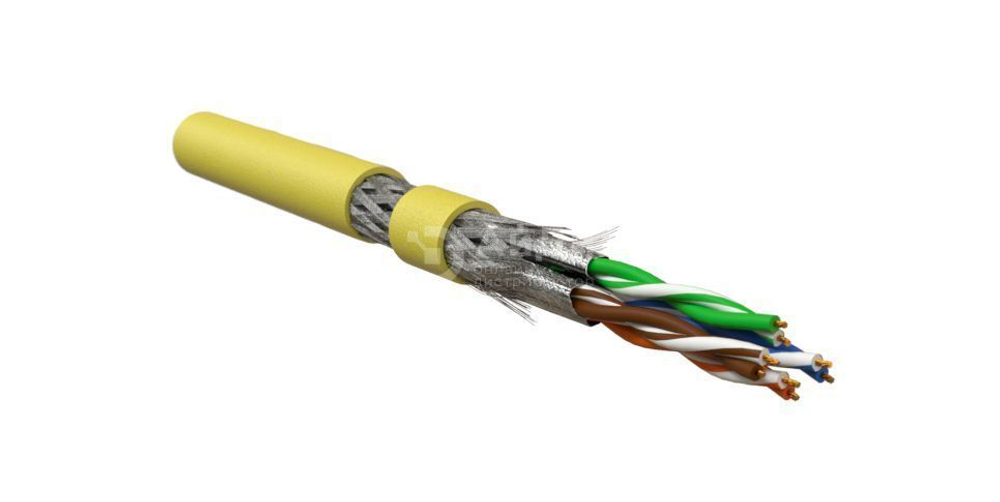 Кабель интерфейсный промышленный Hyperline ISFTP4-C7-P26/7-PU-YL