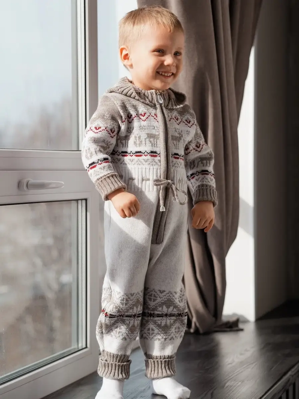 Комбинезон вязаный