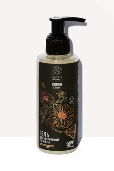 Гель для интимной гигиены с фито-антимикотиками КАЛЕНДУЛА, ТМ NANO ORGANIC