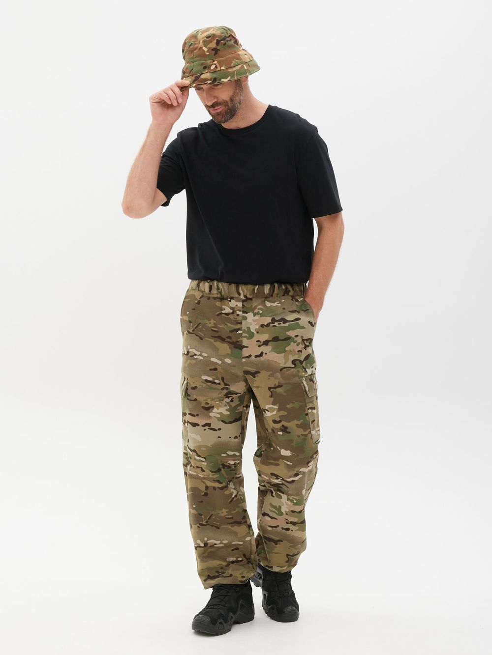 Панама-накомарник Трансформер ткань Смесовая Рип-Стоп цвет Мультикам