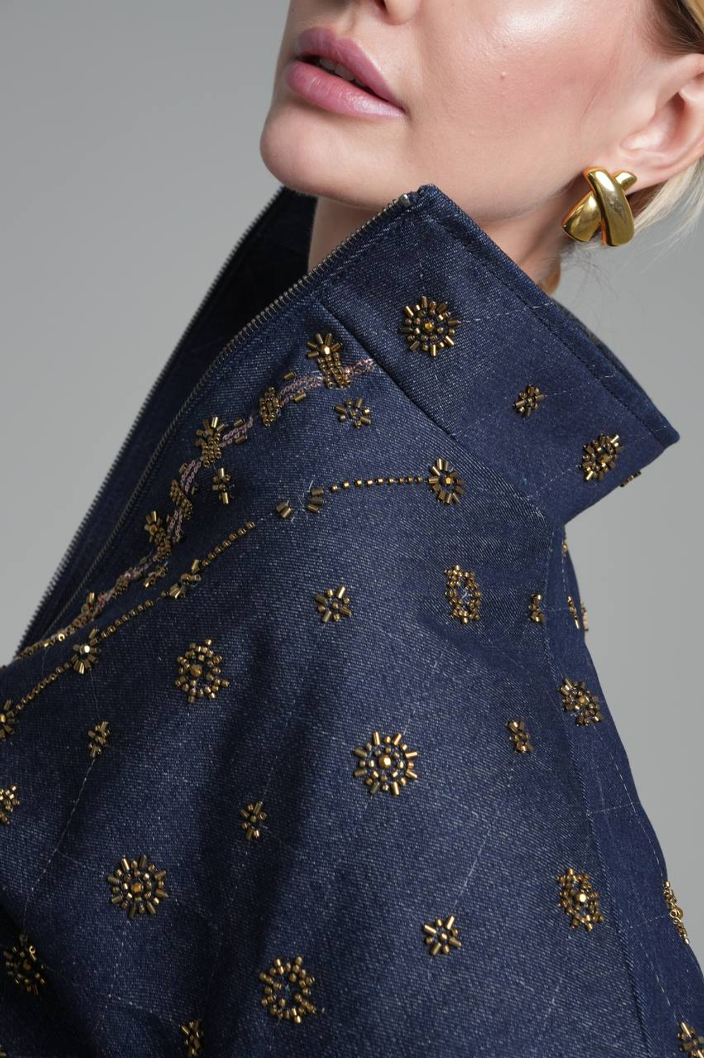 Бомбер Джинсовый "Королевский деним"