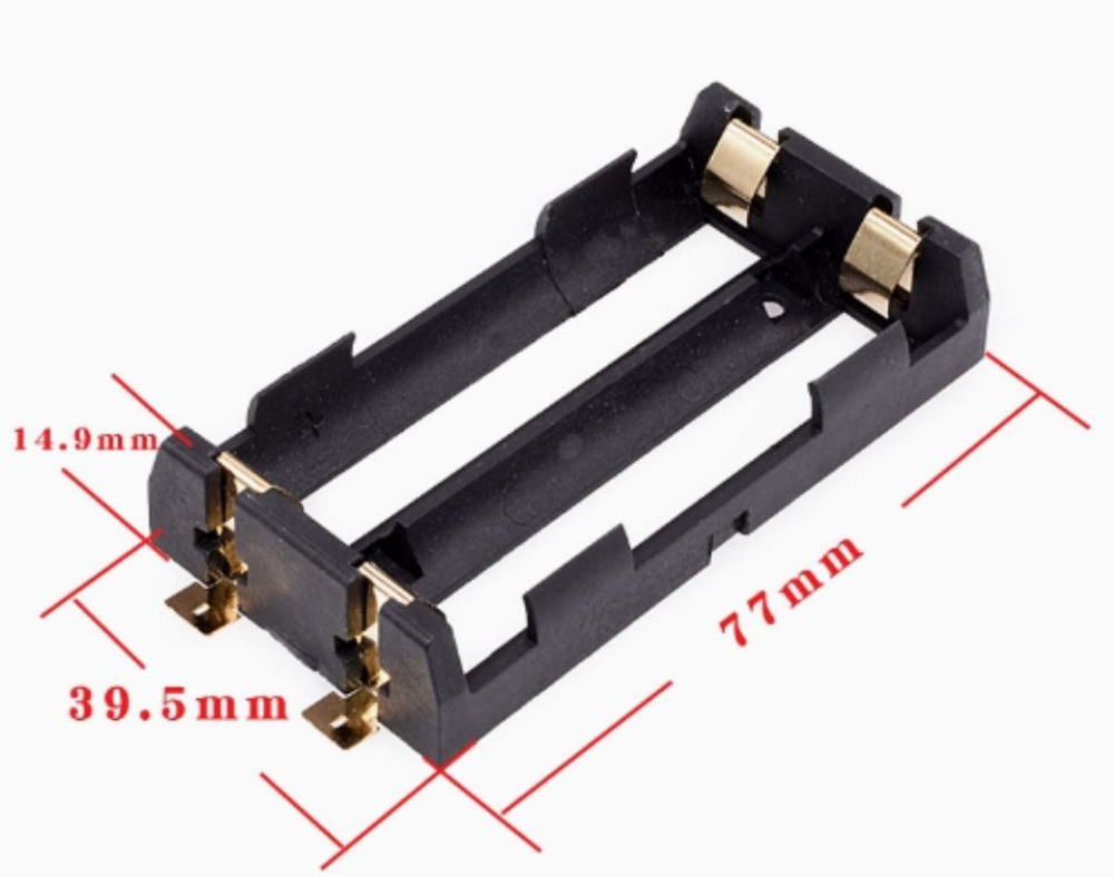 Батареечный отсек ET BH-18650 2S1P-SMT