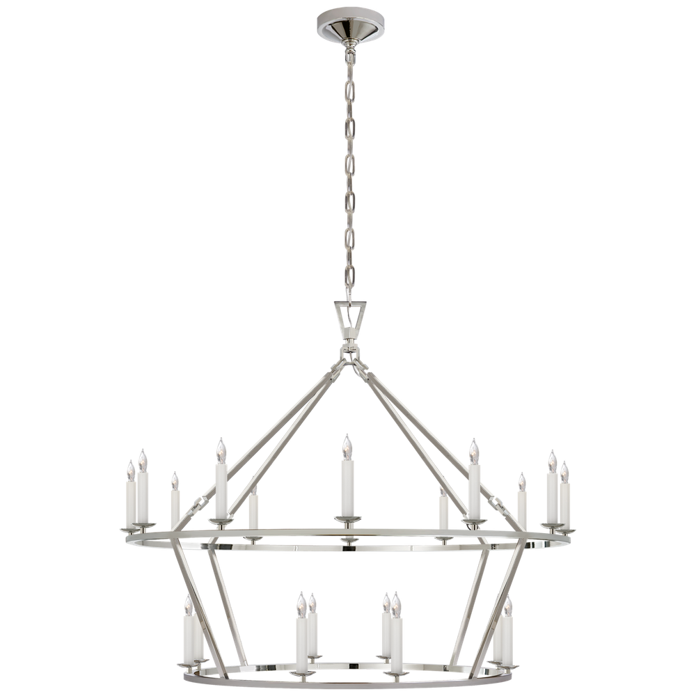 Люстра Visual Comfort Darlana Large Two-Tiered Ring Chandelier (Open Box)