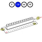 Балка синяя для конструктора Outdoor