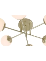 Люстра потолочная E14*6*40W золото,белый