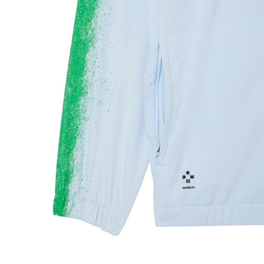 Мужской теннисный костюм Lacoste Tennis x Daniil Medvedev - небесный