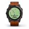 Garmin Epix Pro Gen 2 Sapphire 51 мм — титановые умные часы с кожаным ремешком