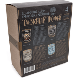 Набор Mix №6 (Медведь, Лосось , Нельма, Горох) ТЦ