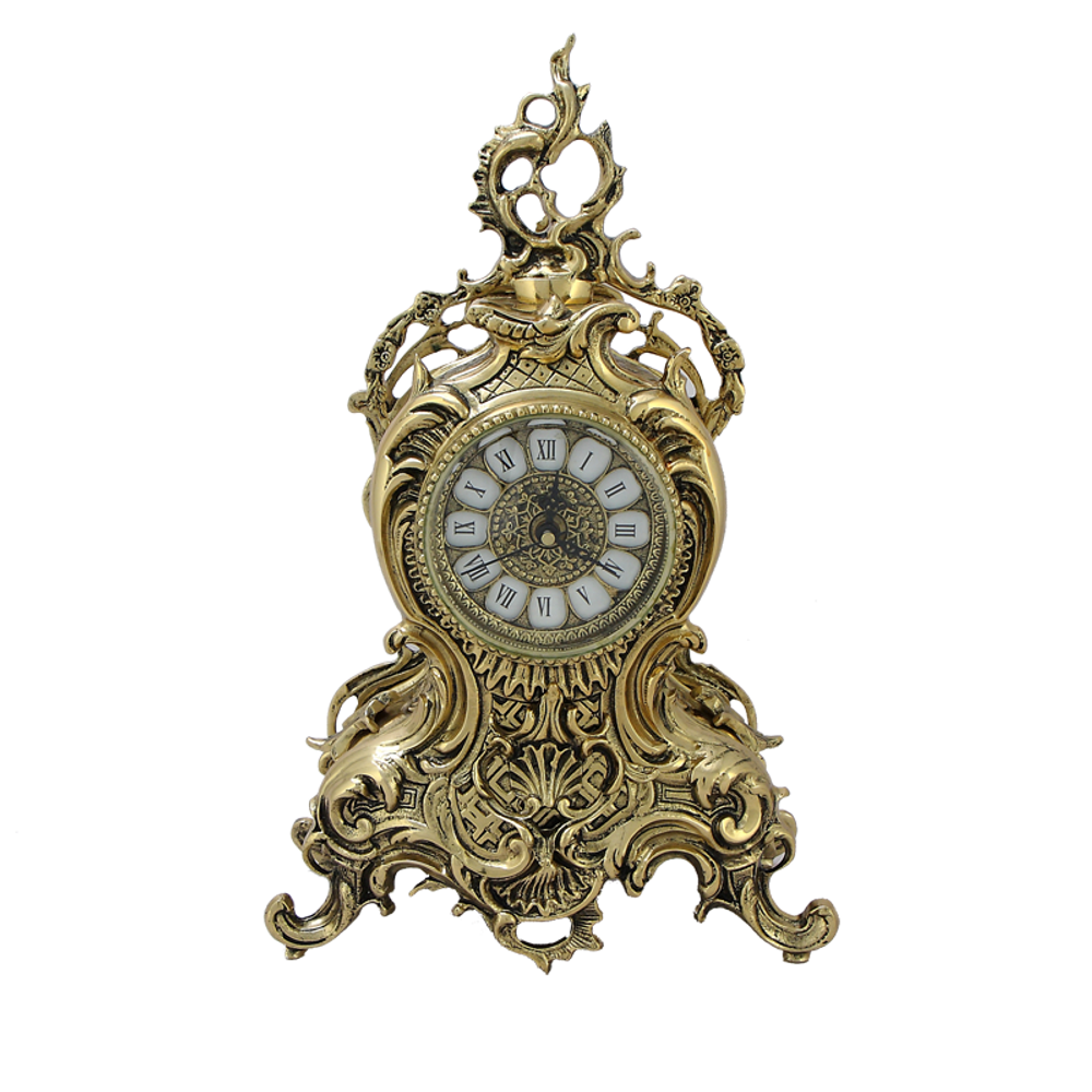 Bello De Bronze Часы Ласу каминные, золото