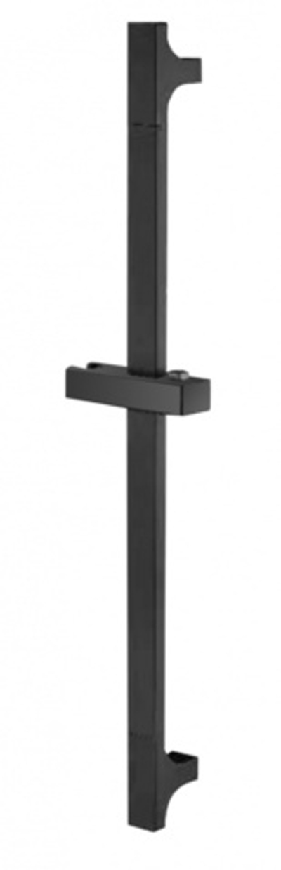 8004-C Стойка для душа КВАДРАТ ЧЕРНЫЙ, НЕРЖ (без шланга и лейки) HANSEN (50/1шт)