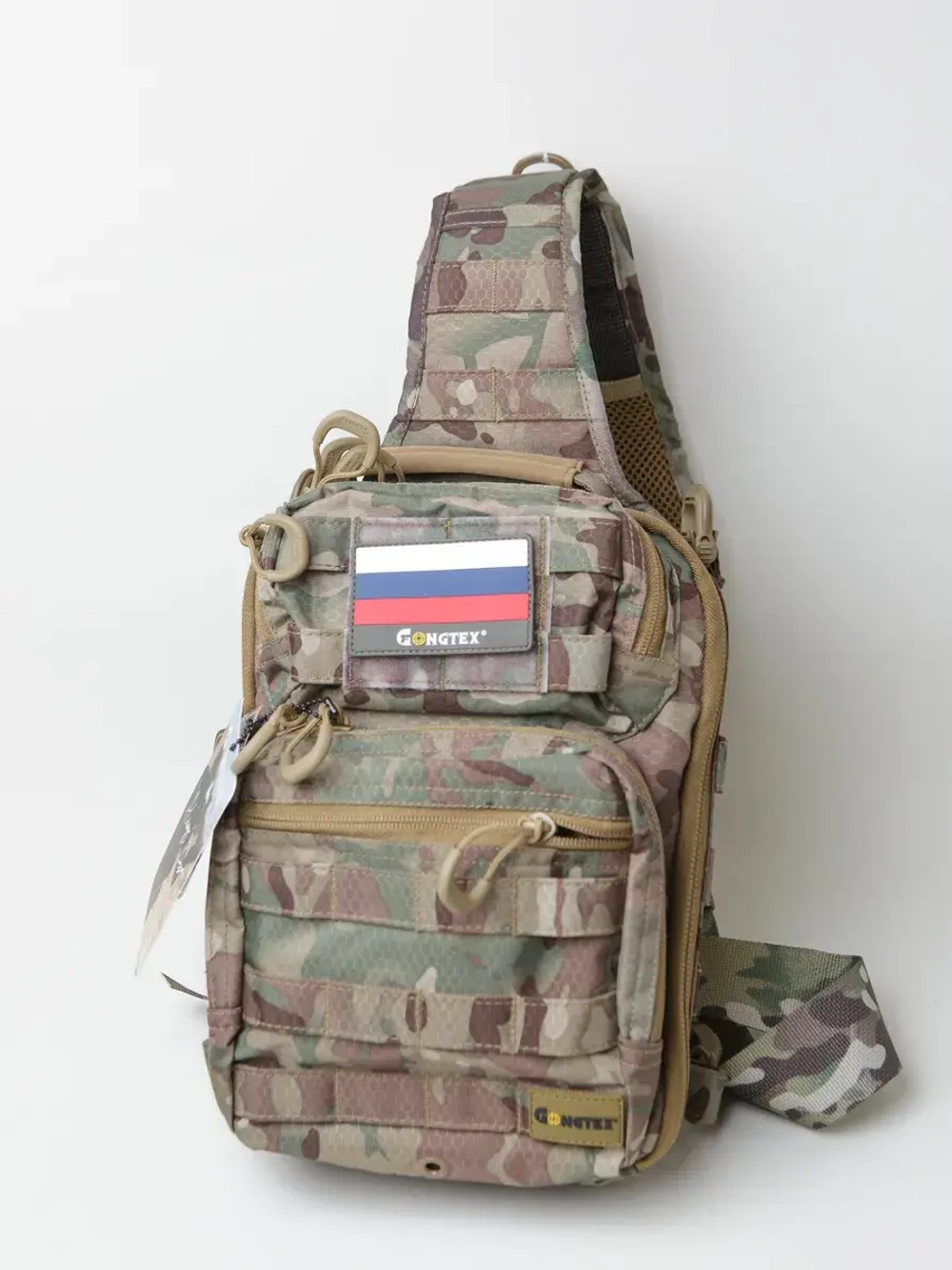 Тактический Рюкзак-сумка GONGTEX однолямочный Мультикам