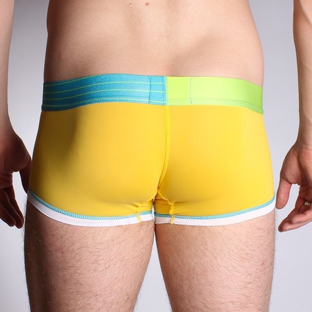 Мужские трусы боксеры желтые 2xist Neon  Yellow Boxer