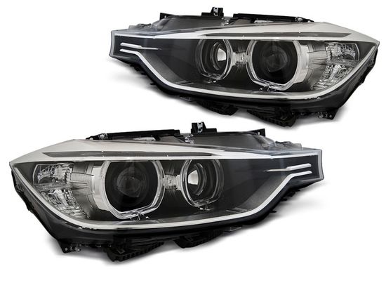 Фары передние ANGEL EYES LED BLACK для BMW 3 F30 F31