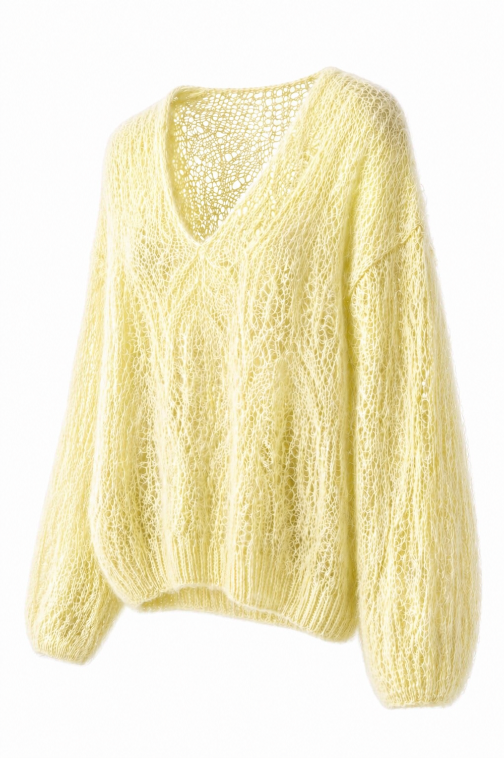 MOHAIR кофта - желтый