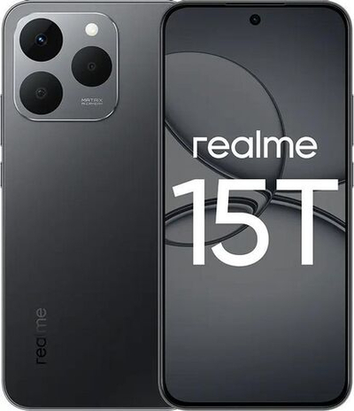 6.57" Смартфон REALME 15T 12/256Gb,  RMX5111,  NFC,  AMOLED,  120Гц,  7000мAч,  темно-серый