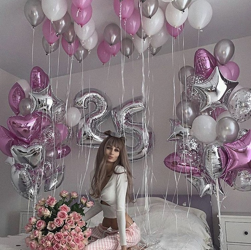 Композиция из шаров «На юбилей 25 лет»