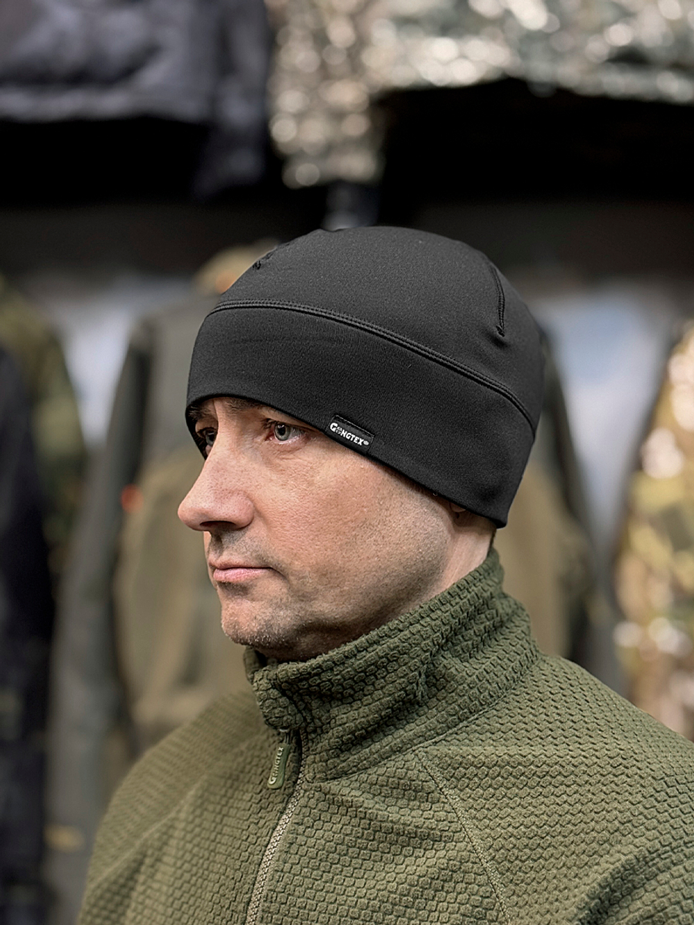 Шапка мужская Gongtex черный