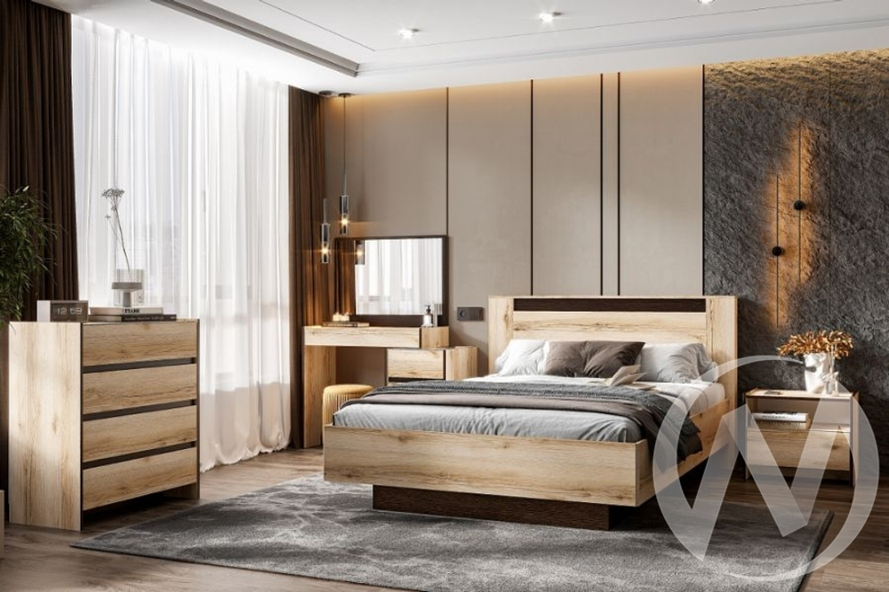 Комод 4 ящика Серия 3 МС Прага