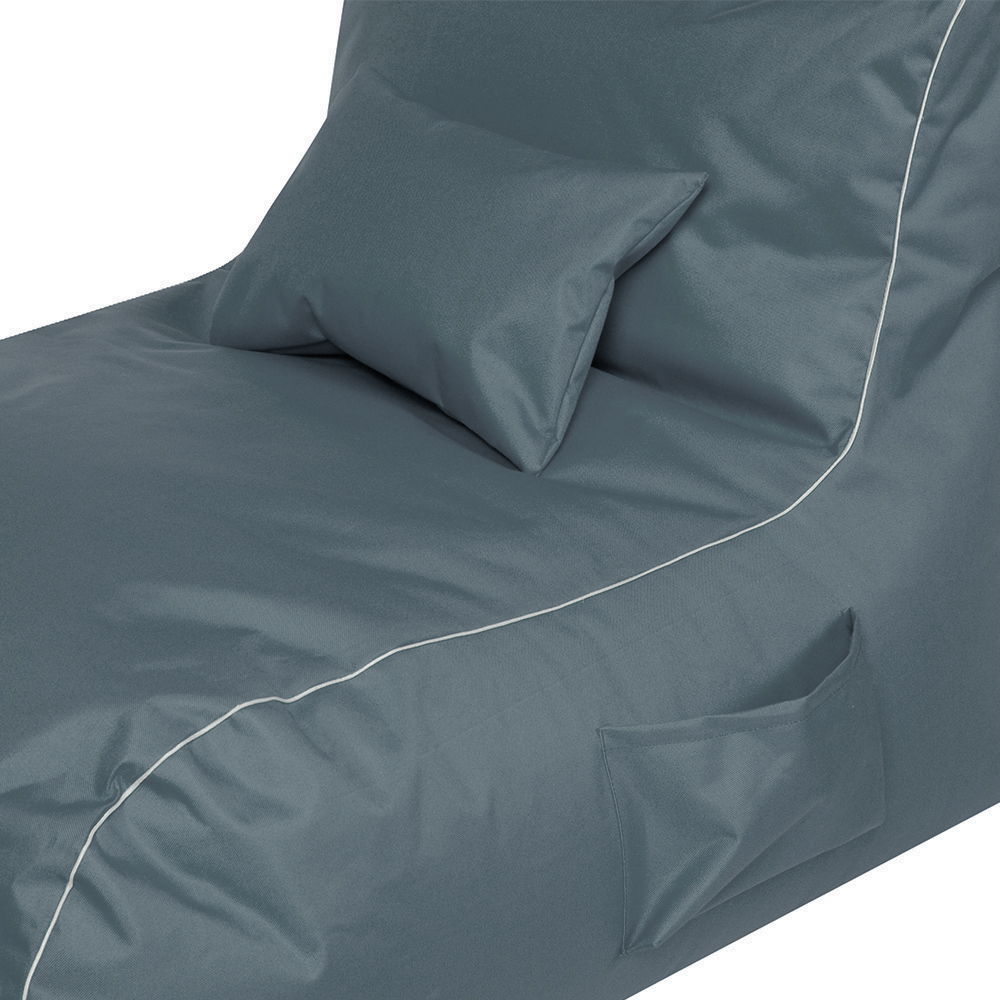 Кресло Лежак Серый (Классический)