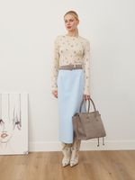 БАЗОВЫЙ РЕМЕНЬ ЗАМША СЕРЫЙ