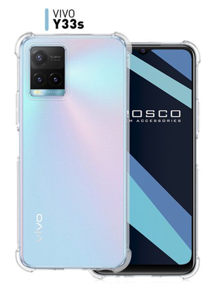Чехол ROSCO для Vivo Y21;Vivo Y21s;Vivo Y33S оптом (арт. VV-Y33S-HARD-TPU-TRANSPARENT)