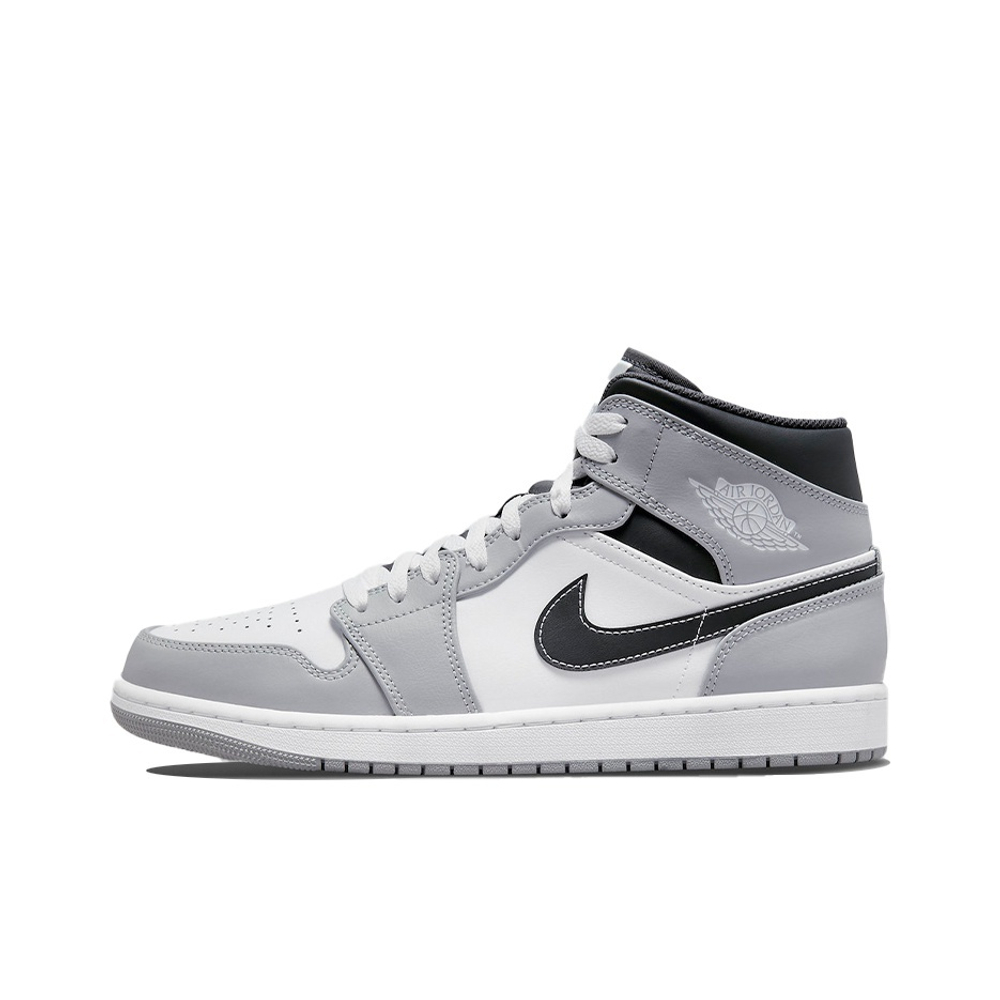Кроссовки Air Jordan 1 Mid Light Smoke Grey