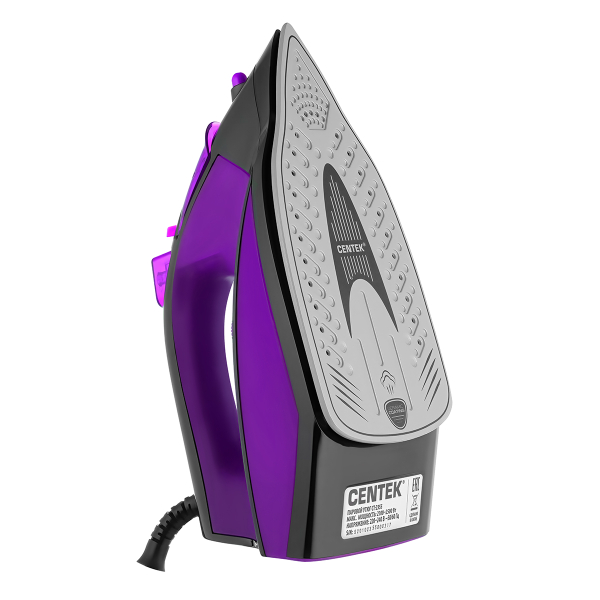 Утюг Centek-2355 Violet, 2500Вт, керамическая подошва