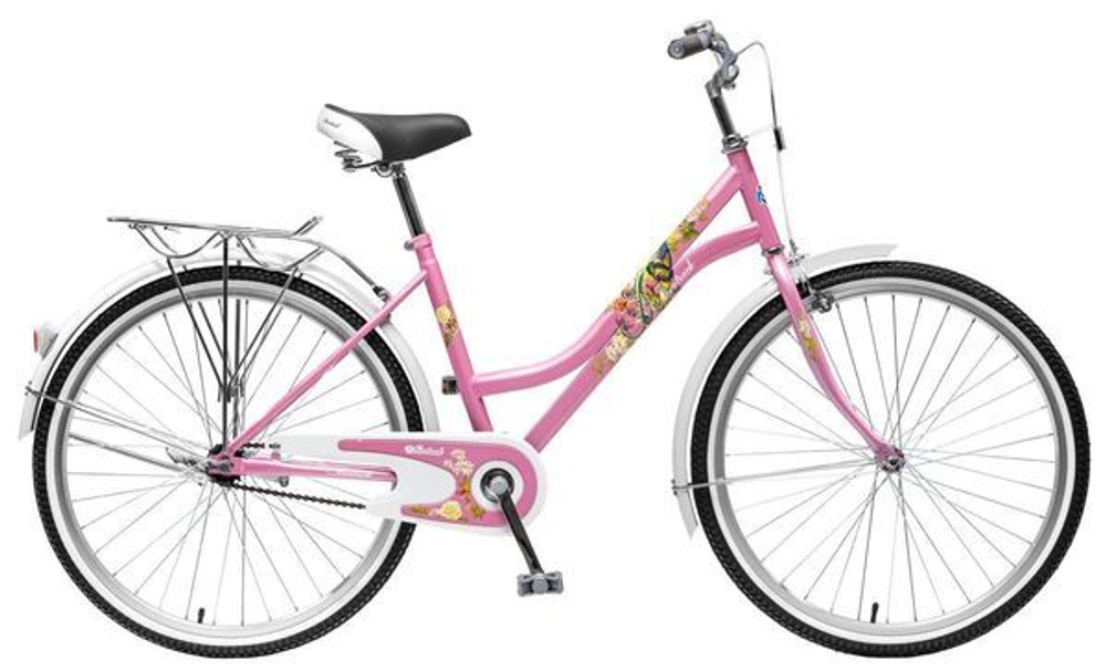 Велосипед NOVATRACK 26"  городской.LADY.-18д. розовый./CP