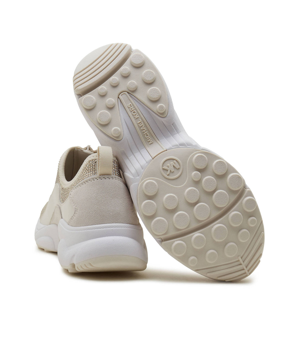 Кроссовки SAMI ZIP TRAINER Michael Kors - бежевый(43H3SMFSCD)