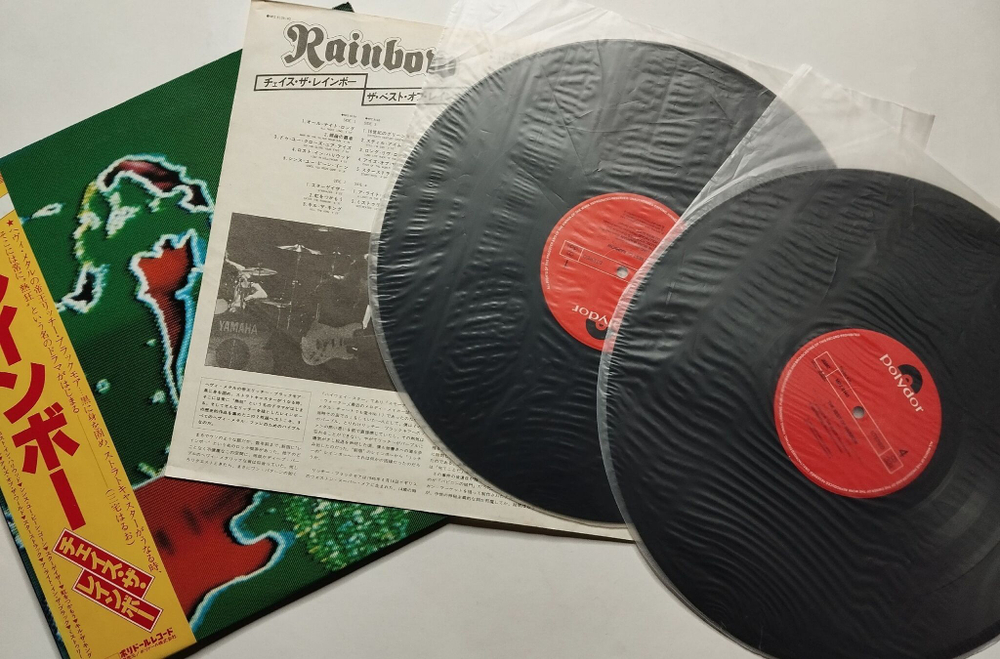 Винтажная виниловая пластинка LP The Best Of Rainbow 2LP (Japan 1980) (Obi)