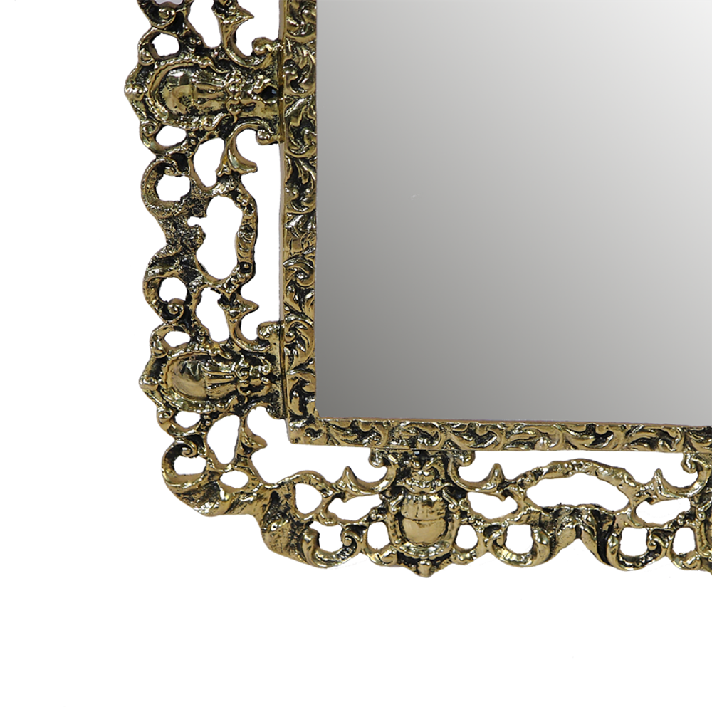 Bello De Bronze Зеркало Дуэ Кватро Си в раме, золото