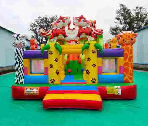 Коммерческий надувной батут «Тигриная страна 4», 9*5*5 м