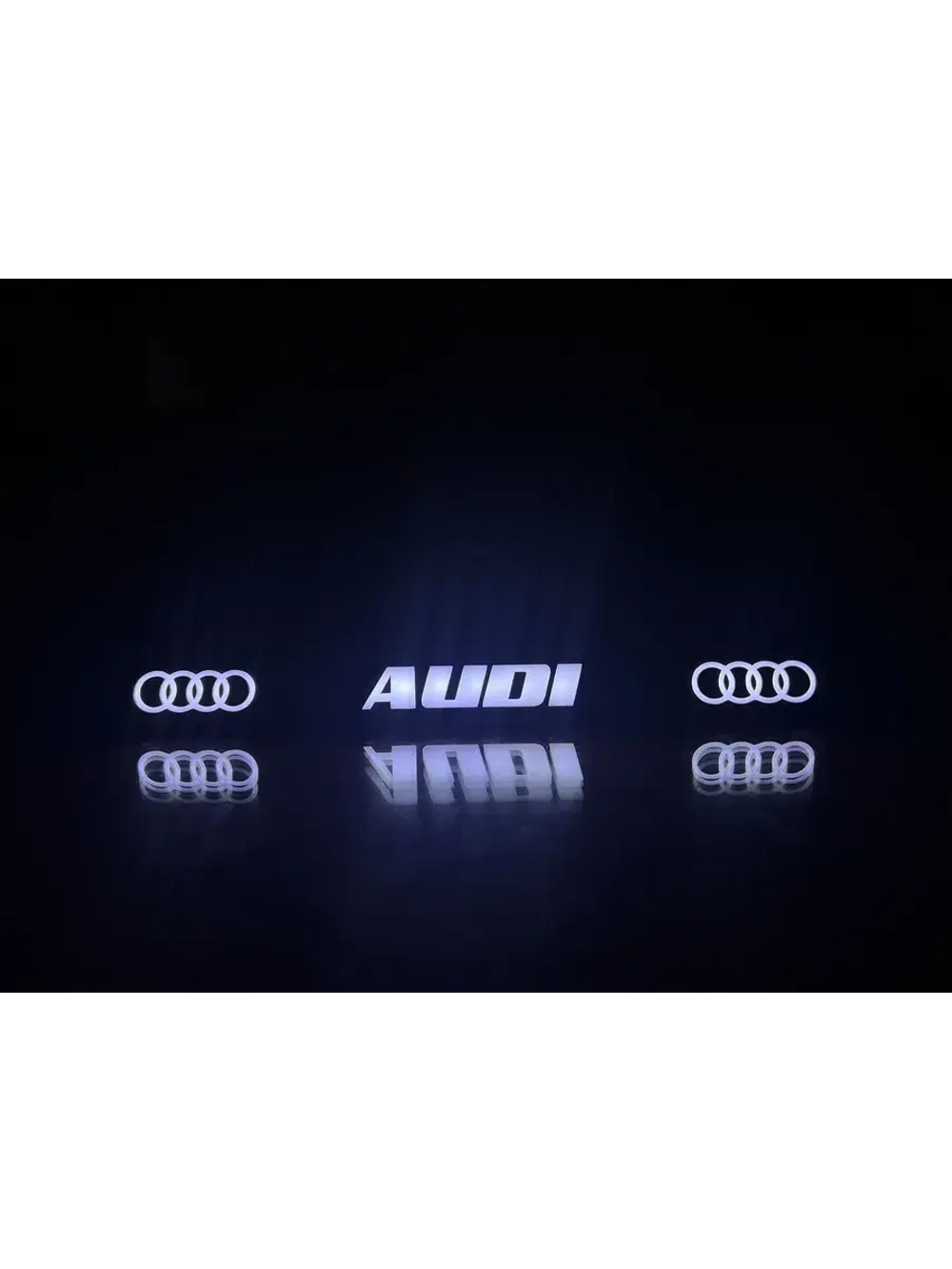 Рамка для номера с подсветкой. Audi.