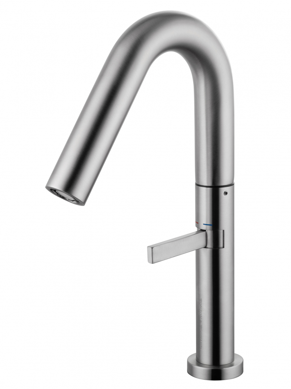 Смеситель для раковины высокий WONZON & WOGHAND, Брашированный никель (WW-6068-BS)