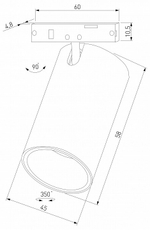 Светильник на штанге Elektrostandard Mini Magnetic a067276