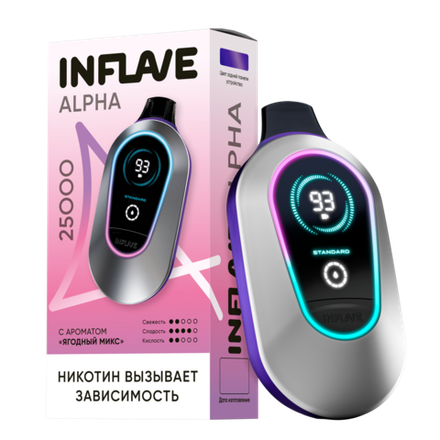 Inflave Alpha Ягодный микс 25000 затяжек 20мг (2%)