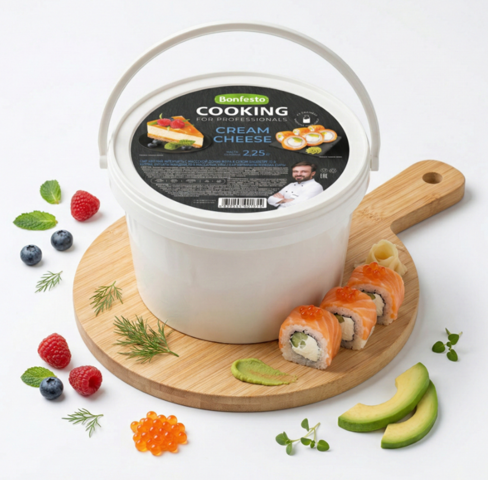 Сыр мягкий Кремчиз 70% CooKING 2.25 кг, Беларусь