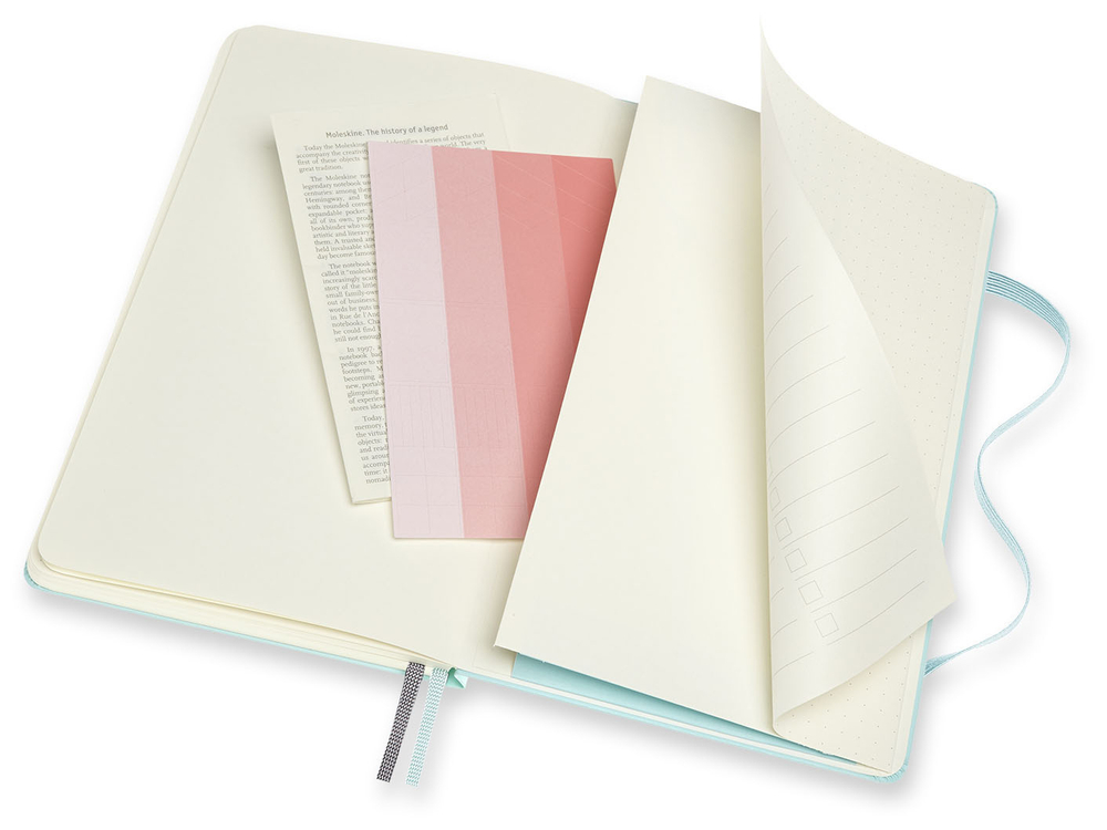 Блокнот Moleskine Art BULLET (ARTBULNT3B24) 13х21 cм, 160 стр. в точку (пунктир), аквамарин