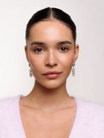 Серьги "Plane charm" с розовым кварцем