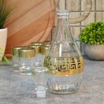 Набор 7 предметов (графин 500мл, 6 стопок) "Барокко"