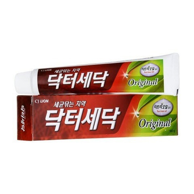 Зубная паста антибактертальная с маслом чайного дерева 100 г LION Dr. Sedoc