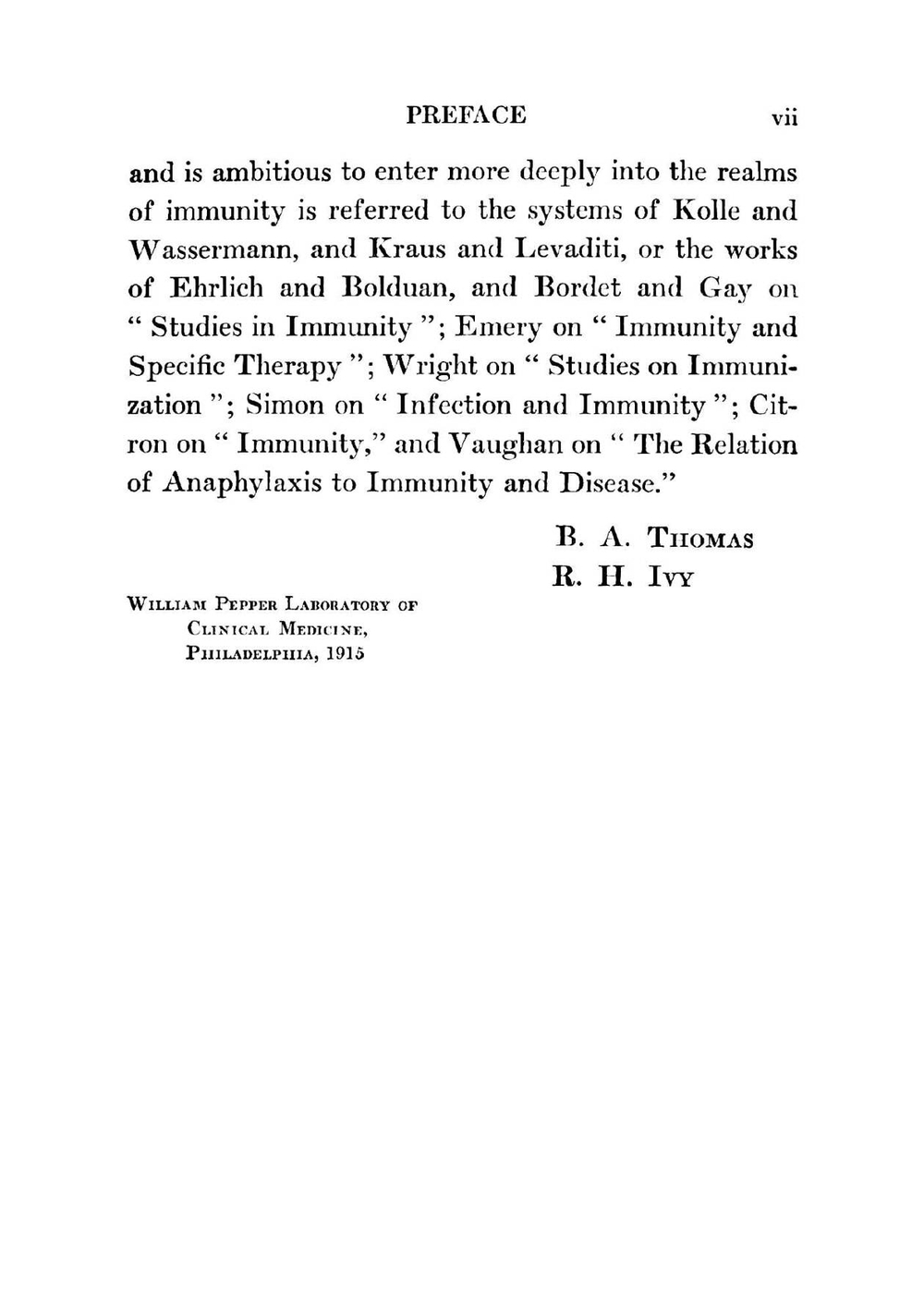 Applied Immunology | Benjamin Abraham Thomas